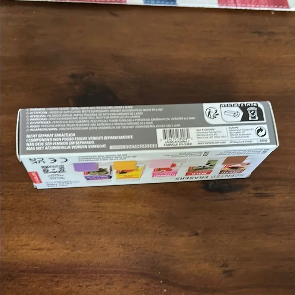 Kikkerland Fruit and Chocolate Scented Erasers Set new